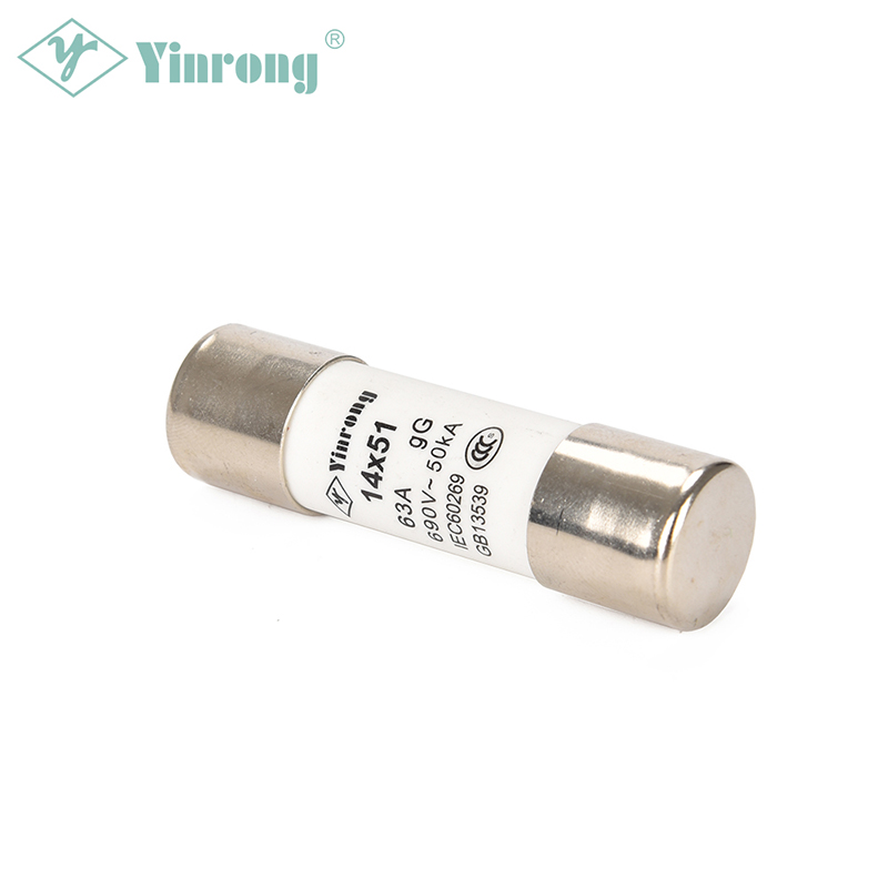 500VAC 63A 14×51 mm Silindrik HRC Sigorta Bağlantısı